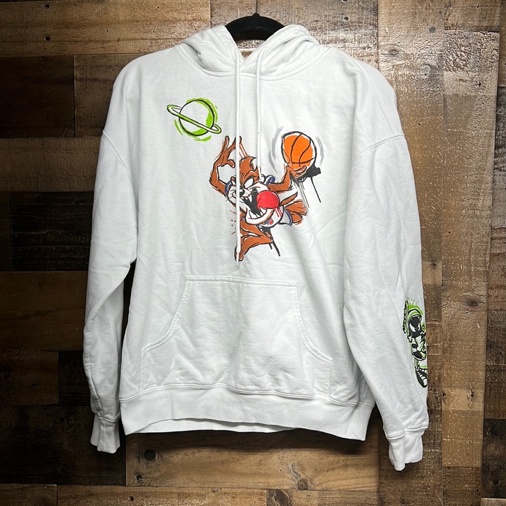 Looney Tunes Long Sleeve Pullover Hoodie Clothing Apparel Size Medium